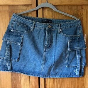 Aeropostale Blue Mini Skirt